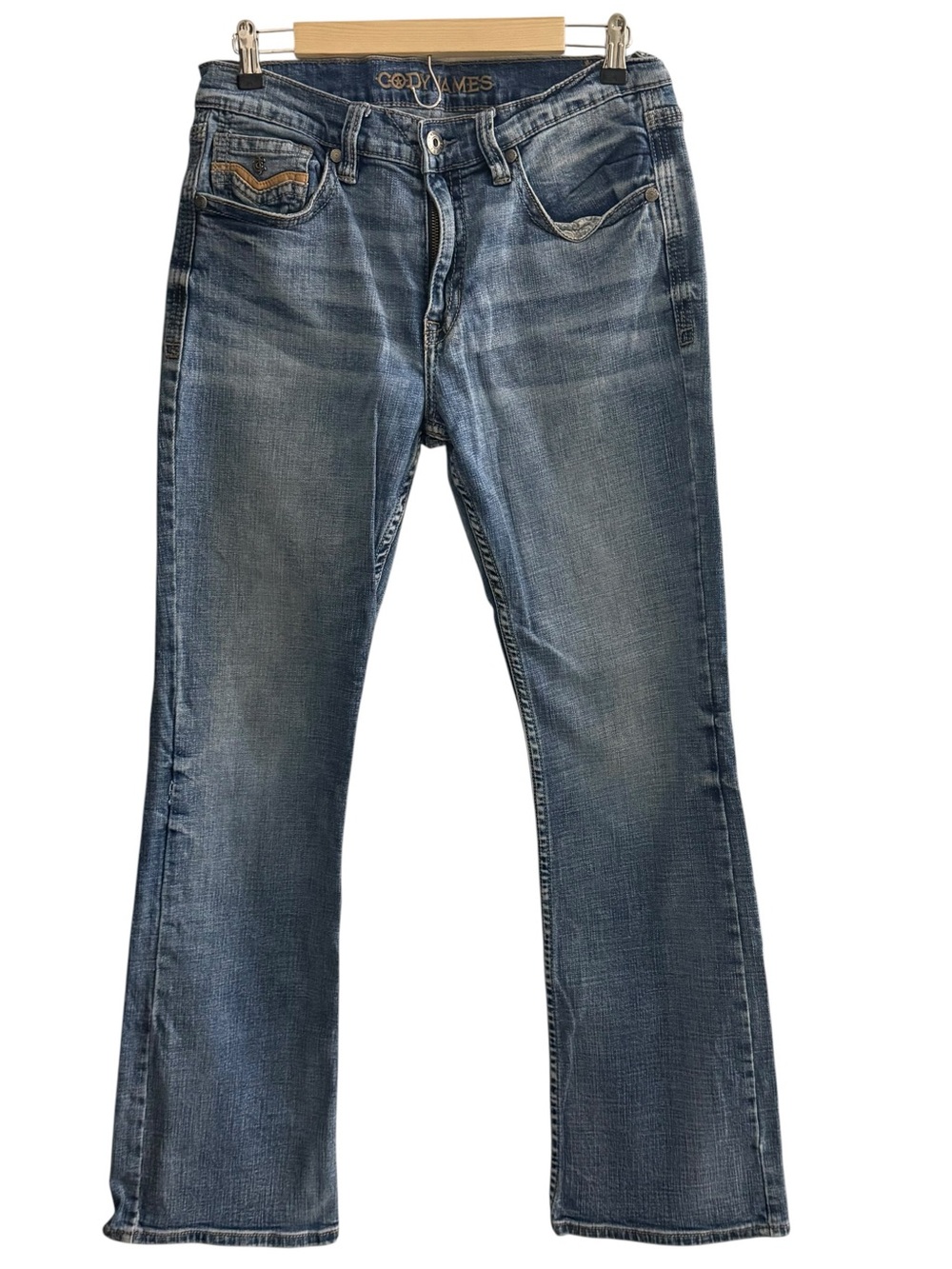 Cody James Bootcut Jeans Mens 33x34 Medium Wash Western Cowboy Rodeo